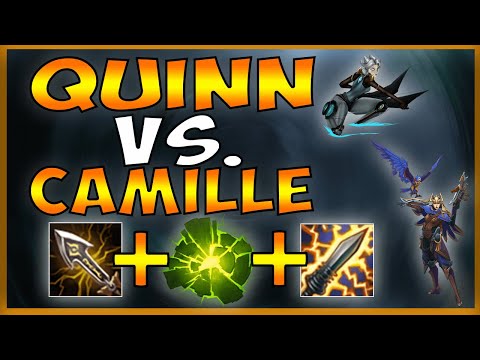 #1 Quinn NA vs. Camille in High Elo W/ 70% Kill Participation | How to Beat "The Impossible Lane"