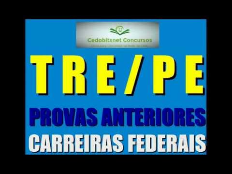 TRE PE CONCURSO PÚBLICO MATERIAL GRATUITO PROVAS QUESTÕES SIMULADO CURSO APOSTILA TRIBUNAL REGIONAL