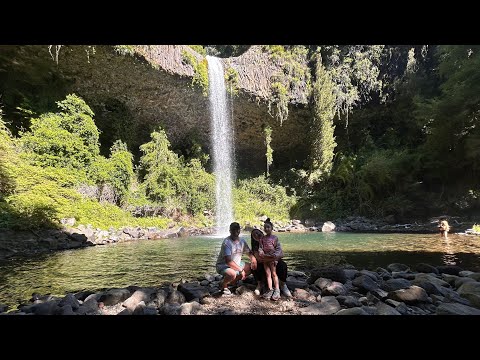 Hiking Salto Quillaileo, alto Bio Bio Chile 