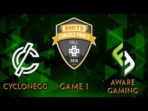 SMITE Console League Fall Finals - CycloneGG vs. Aware Gaming (Game 1)
