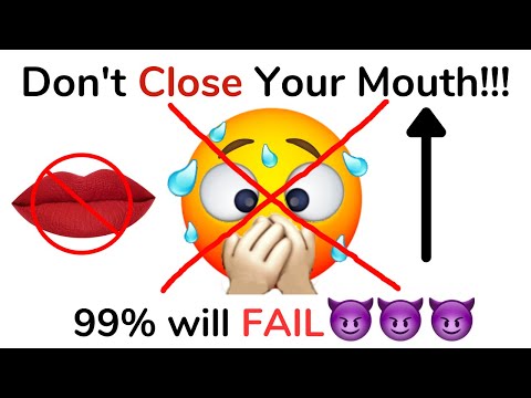 Don't close your mouth while watching this video