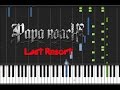 Papa Roach - Last Resort [Piano Cover Tutorial ...