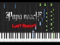 Papa Roach - Last Resort [Piano Cover Tutorial ...