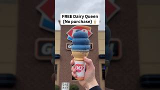 Free Cone Day | Dairy Queen | Dairy Queen Cookie Crunch #dairyqueen #dq #blizzard #mukbang #food