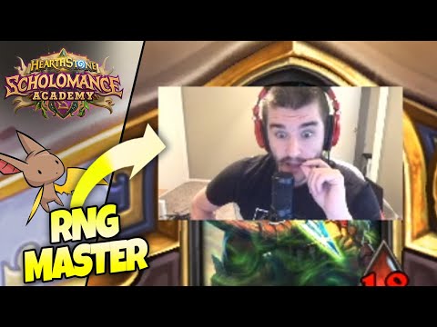 When Firebat Roleplays as Hunter, He ALWAYS Gets Best RNG | Hearthstone | Scholomance academy