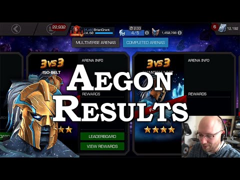5-Star Aegon Arena Results | Marvel Contest of Champions