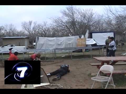 ESW backyard wrestling - Extreme Rumble II match (January 31st 2010) Pt. 1