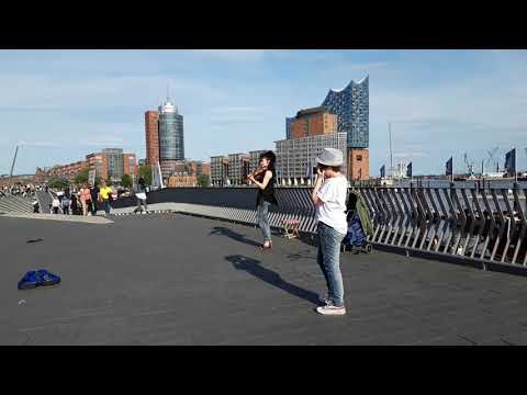 Music in the streets of Hamburg