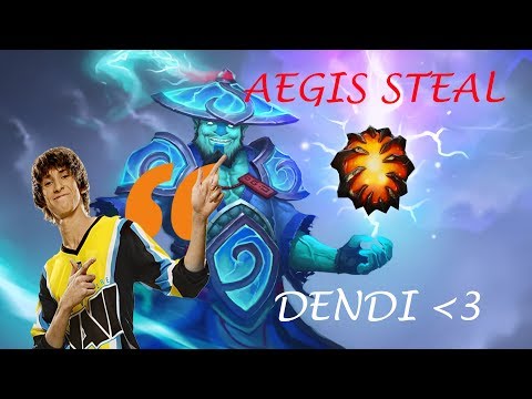 Epic plays - Dendi - Aegis Steal - Storm spirit - Navi vs Secret - Dota 2
