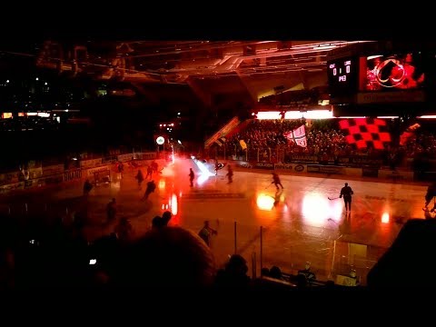 Ässät-lukko 25.11.2017. Satakunnan derbyn sisääntulo.