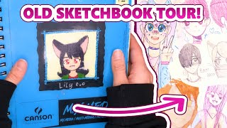 Going Through My Last SKETCHBOOK from When I was 13!!! | sketchbook #7