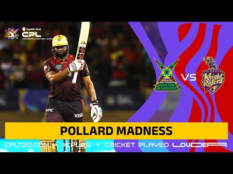 Kieron Pollard's INCREDIBLE 50 off 17 Balls! | CPL 2025