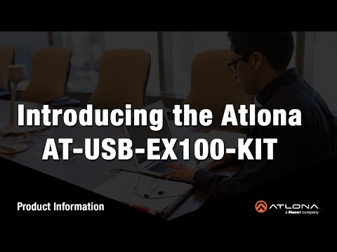 Atlona AT-USB-EX100-KIT USB extender over CATx 100 metres