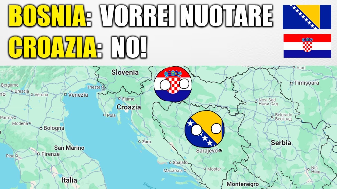 LA CROAZIA HA RUBATO IL MARE ALLA BOSNIA???   (MAPPE ASSURDE)