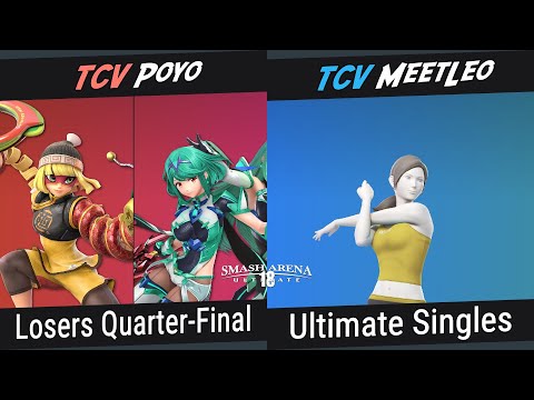 SAU18: Top 8 - TCV| Poyo (Min Min, Pyra/Mythra) Vs. TCV| MeetLeo (Wii Fit Trainer) - Singles
