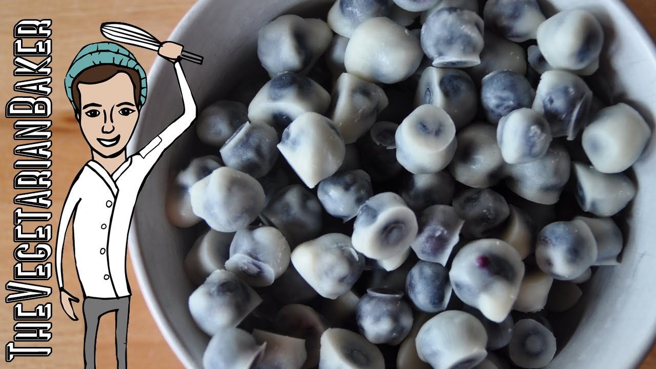 How To Make Frozen Blueberry Yogurt Bites | Vegan & Gluten-Free | The Vegetarian Baker