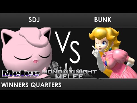 MNM 348 - Winners Quarters - SDJ (Jigglypuff) VS Bunk (Peach) - SSBM Melee
