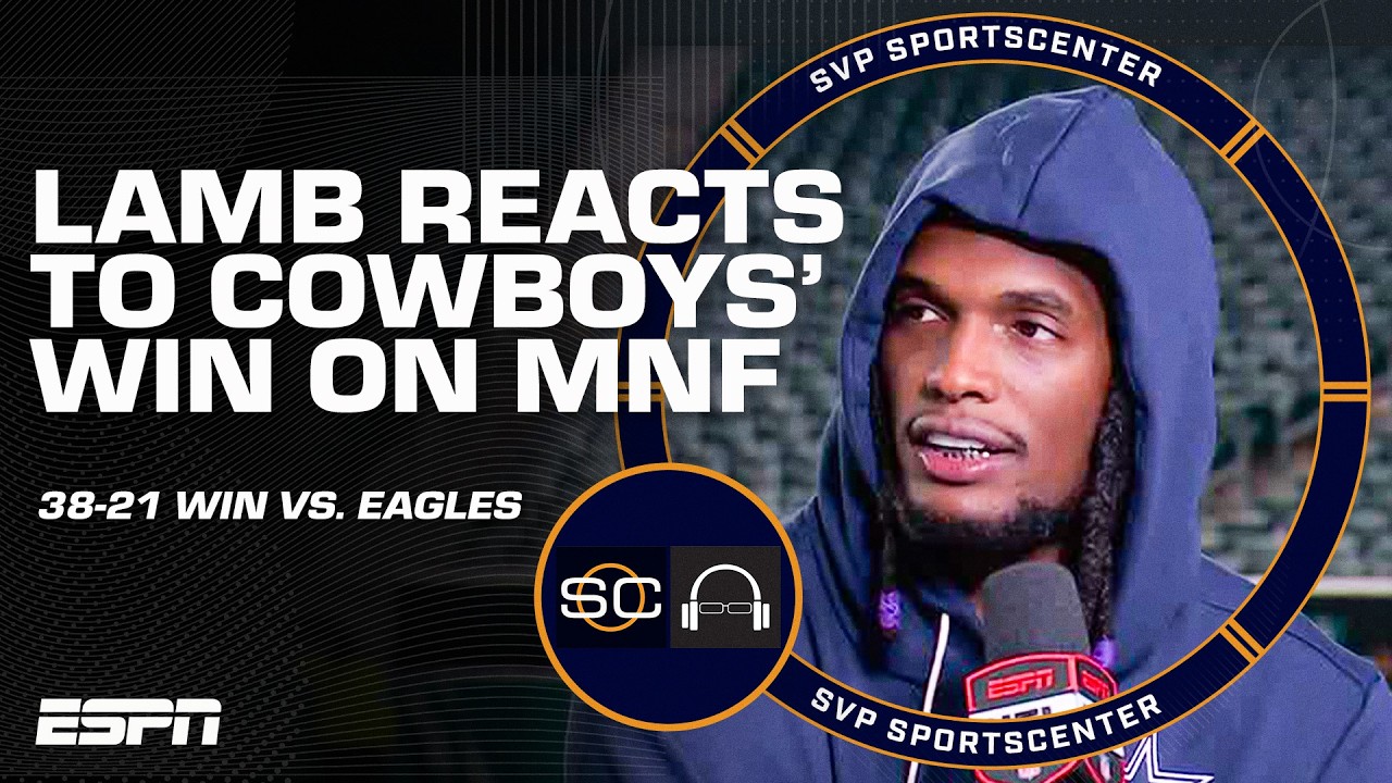 ‘I hate Philly, Eagles suck’ 👀 CeeDee Lamb after the Cowboys beat the Eagles on MNF | SC with SVP