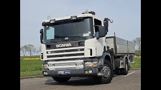 شاحنة مسطحة Scania P94.260 6X2 HIAB CRANE | صورة 4 - Autoline