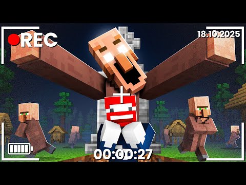 MINECRAFT, aber ALLE MOBS sind HORROR MONSTER 😳