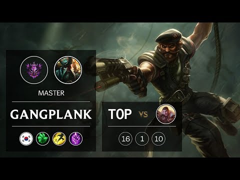 Gangplank Top vs Jayce - KR Master Patch 9.6