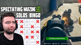 BOT LOBBY - Warzone 2 Solos Spectating Bingo