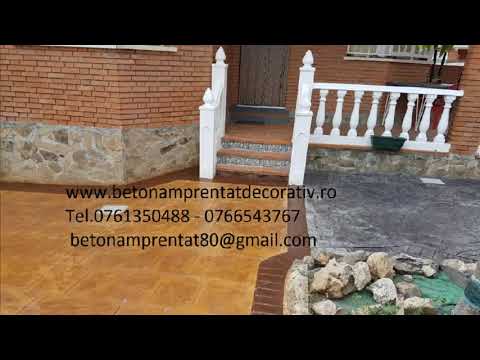 Beton Amprentat Perii Broșteni -Teleorman Tel.0761350488 -0766543767