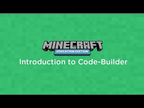 Introduction to Code Builder and Chicken Rain in Minecraft: Education Edition