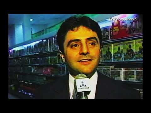 TV Poços Acervo - Inauguração do Supervale na Rua Assis em Poços ( Tele Fatos de 1994 )