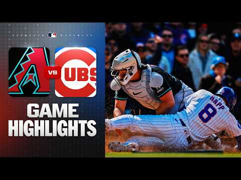 시카고컵스 VS 애리조나 2:0 MLB 스포츠하이라이트