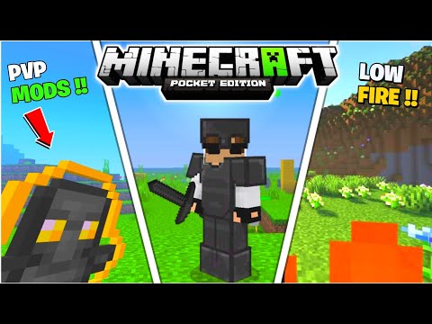 Top Best PvP Mods/Addons For Minecraft PE 1.19 || PVP Mods MCPE