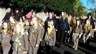 preview picture of video 'Brownies at Kidlington Remembrance Parade  2013'