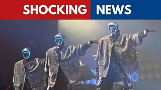 SHOCKING NEWS: China Just Put Humanoid Robots on a Live Concert Stage — And They Did Backflips.令人震惊的消息：中国刚刚把人形机器人搬上了现场音乐会的舞台——而且它们还做了后空翻。