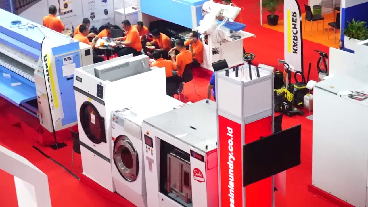 Mesin Laundry Rumah Sakit & Hotel Lengkap Banget! Experience di Laundry Expo 2019 hari ke – 3