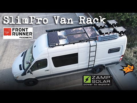 FRONT RUNNER SLIMPRO ROOF RACK FOR SPRINTER VAN // Our 3-Day Installation Experience