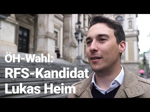 ÖH-Wahl 2019: RFS-Kandidat Lukas Heim