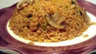 Mantarlı Bulgur Pilavı