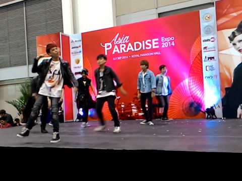 060914 JUST cover BTS - Boy In Luv + Intro Danger @Asia Paradise Cover Dance 2014