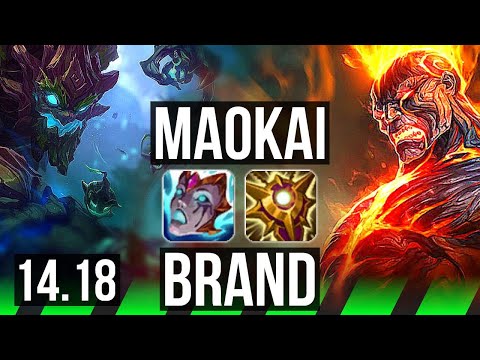 MAOKAI vs BRAND (JGL) | 3/4/17 | EUW Master | 14.18