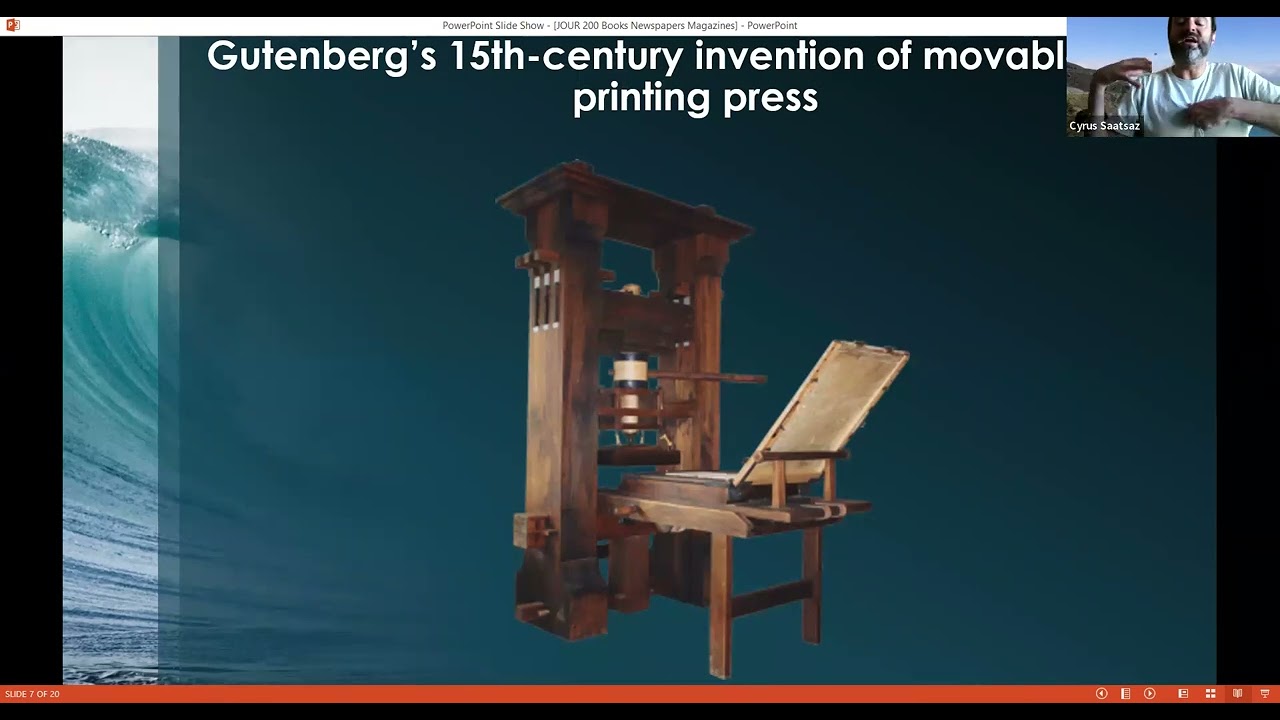 Intro to Mass Communication - Books, Magazines & Newspapers