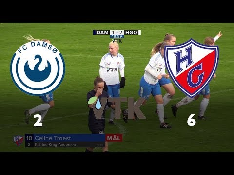 Highlights - Damsø v Herlufsholm - 1.Division Kvinder