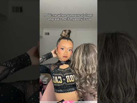 I had the length for it just not the skill to tease🤧 #bellaluu #relatable #hairtutorial