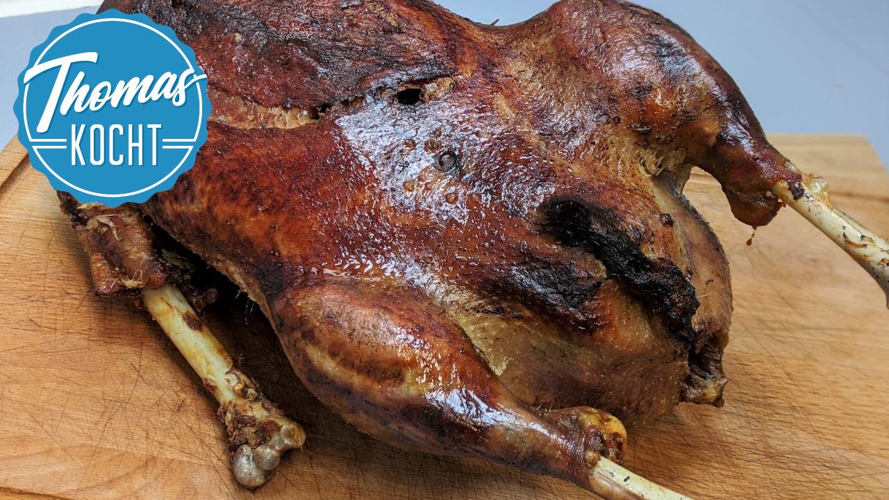 Saftige Weihnachtsgans - Gänsebraten mit Soße / Thomas kocht