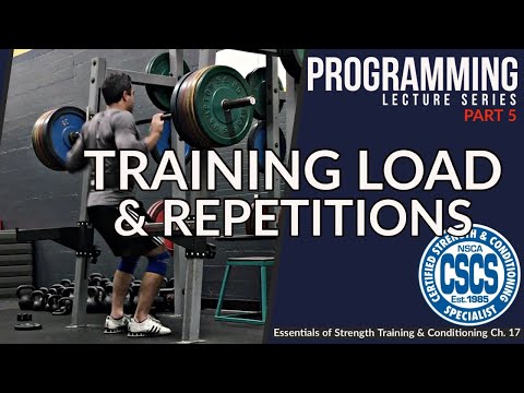 Program Design for Resistance Training | Training Load & Repetitions | CSCS Chapter 17 thumbnail