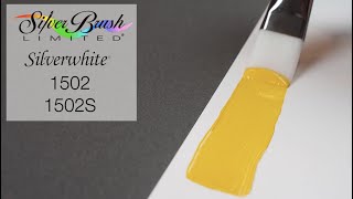 SILVER BRUSH SILVERWHITE PENNELLO PIATTO MANICO CORTO SERIE 1502S