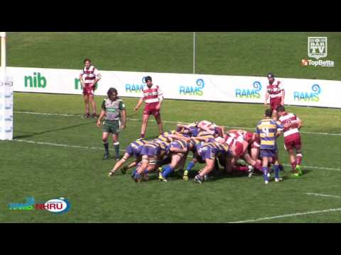 2016 NHRU Premier 3 Elimination Final Highlights - Hamilton Hawks v University