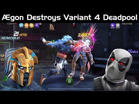 Ægon Destroys Variant 4 Deadpool Boss | Marvel Contest of Champions