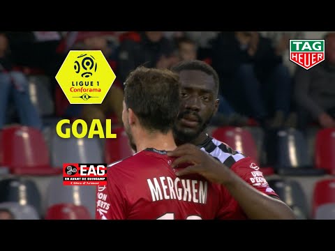 Goal Alexandre MENDY (35') / EA Guingamp - Nîmes Olympique (2-2) (EAG-NIMES) / 2018-19
