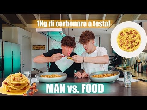 CI SENTIAMO MALE DOPO 1KG DI CARBONARA | Man VS Food