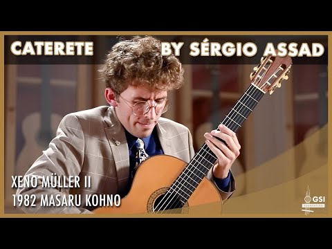 Sérgio Assad's "Cataretê" performed by Xeno Müller II on a 1982 Masaru Kohno "Concert"